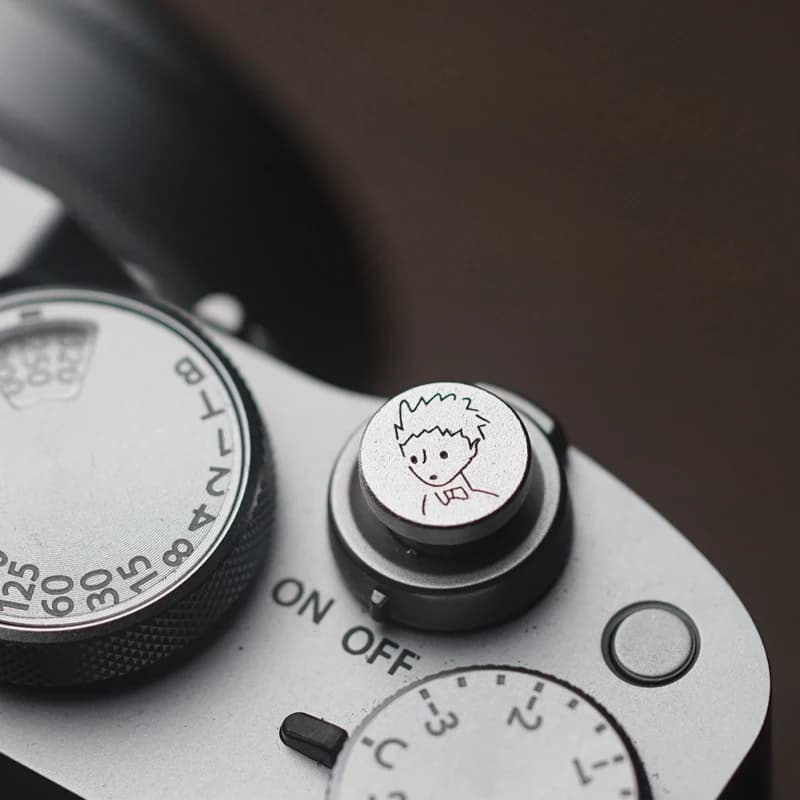 Pulsante di scatto della fotocamera Pulsante di rilascio morbido per Nikon Lumix S9 Sony A7C2 Canon Leica Fuji X100V XT50 Accessori decorativi in metallo