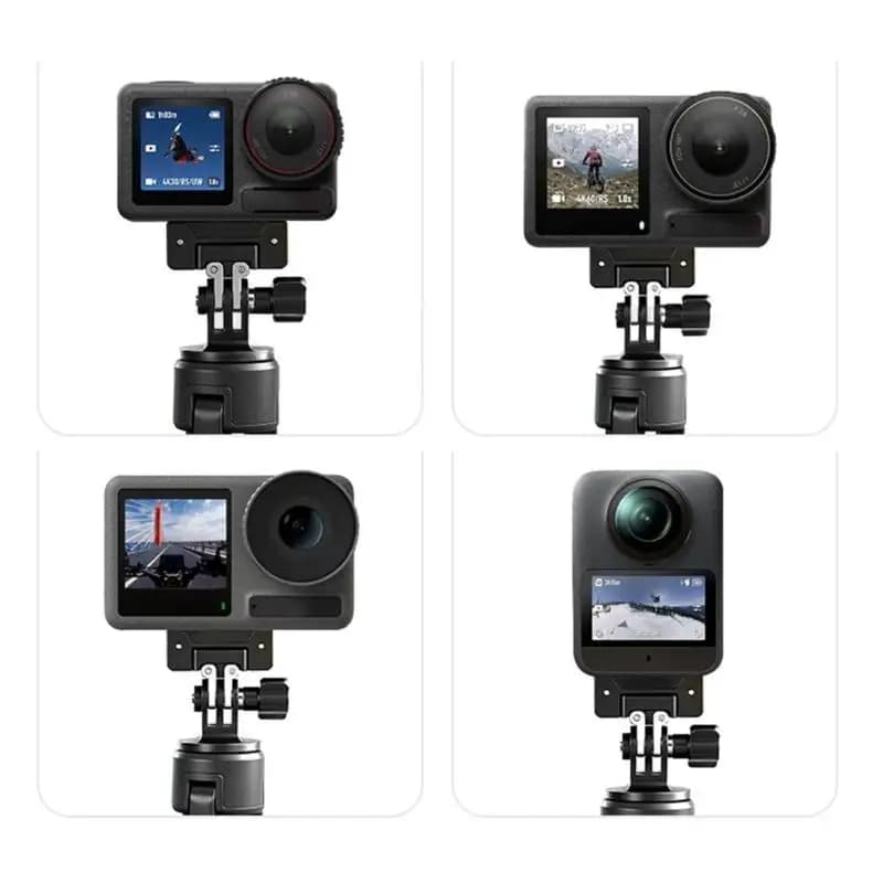 Y1UB Quick Release Mount For Action 5Pro/4/3/0SM0 360 Cameras With Double Locking System And Universal Compatibility