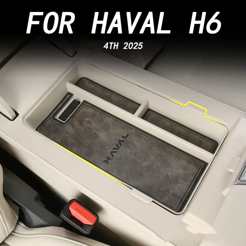 Car Interior Decoration Accessories, Armrest Box, Storage Partition Layer for HAVAL H6 4TH 2025