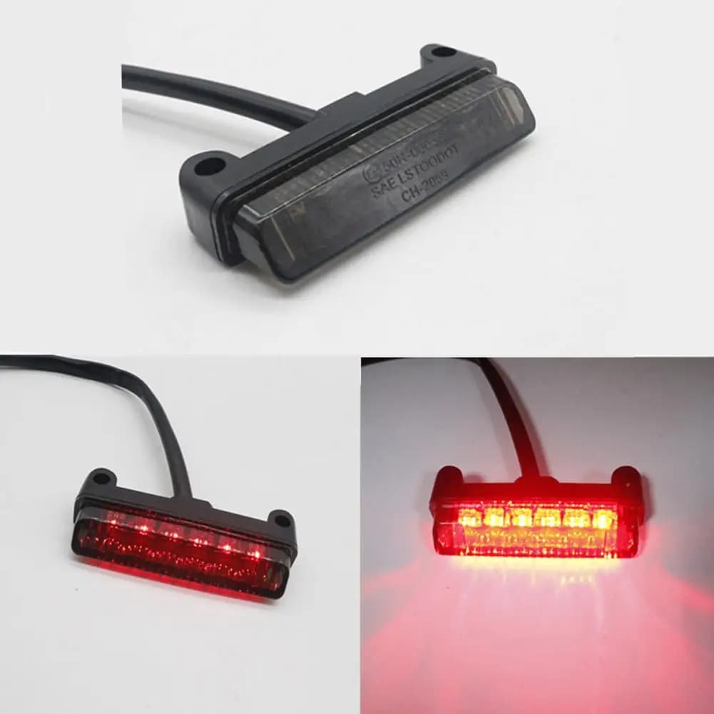 Universal rear stop light for motorcycle for cross motion Decorative lamp plate for motorcycle ABS waterproof X1O0