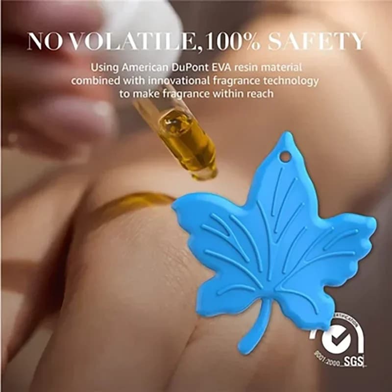 Nuovo Diffusore Solido di Fragranza per Auto 2026 a Forma di Foglia d'Acero, Elimina Odori, Decorazione per Specchietto Auto, Accessorio Regalo