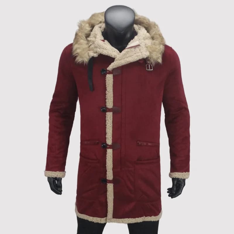 Winter Cold Men's Jackets Fleece Coat Hooded Man Warm Classic Coats Thickened Suede Male Clothing Outerwears Euro Size S-5XL