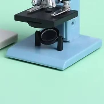 1Pc 1:12 Microscopio Laboratorio Casa delle bambole Attrezzatura in miniatura Modello Scena sperimentale Decorazione Giocattolo