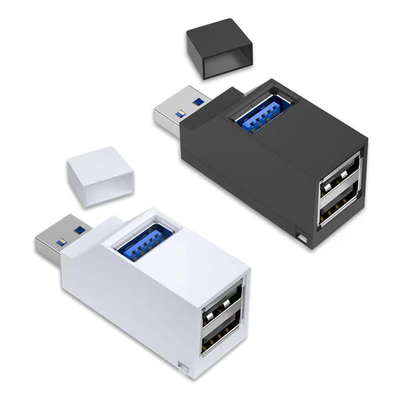 1/5/10PCS Mini USB 3.0/2.0 HUB Adapter USB 3 Port USB Hub High Speed Data Transfer USB Splitter Docking Station for PC Laptop