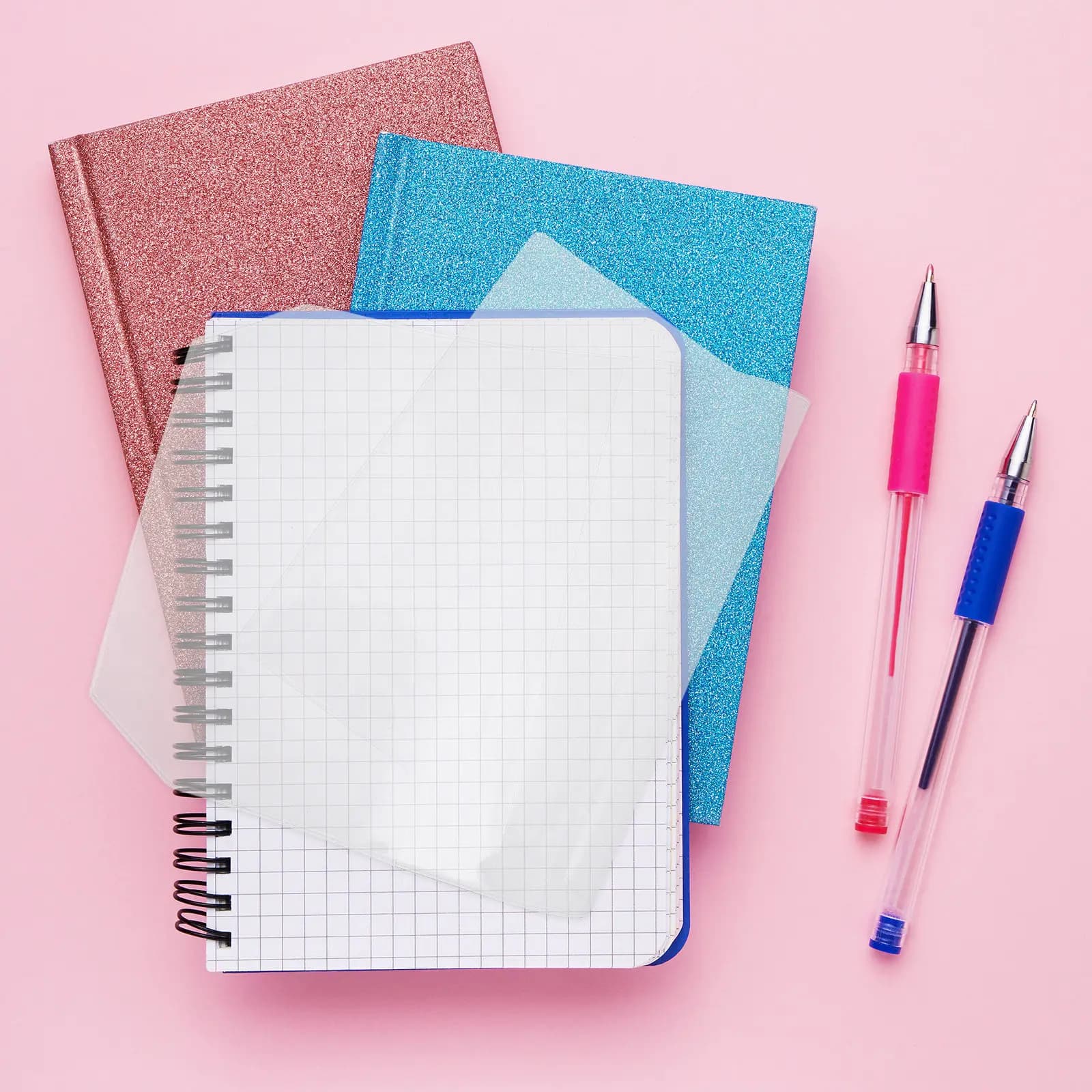 4 pezzi di protezioni per diario in PVC trasparente A6, copertina impermeabile trasparente per quaderno, custodia minimalista per agenda, riutilizzabile per studenti