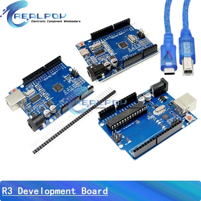 R3 CH340G + MEGA328P Chip SMD 16Mhz Scheda di sviluppo R3 per scheda di sviluppo R3 Cavo USB ATEGA328P ATMEGA16U2