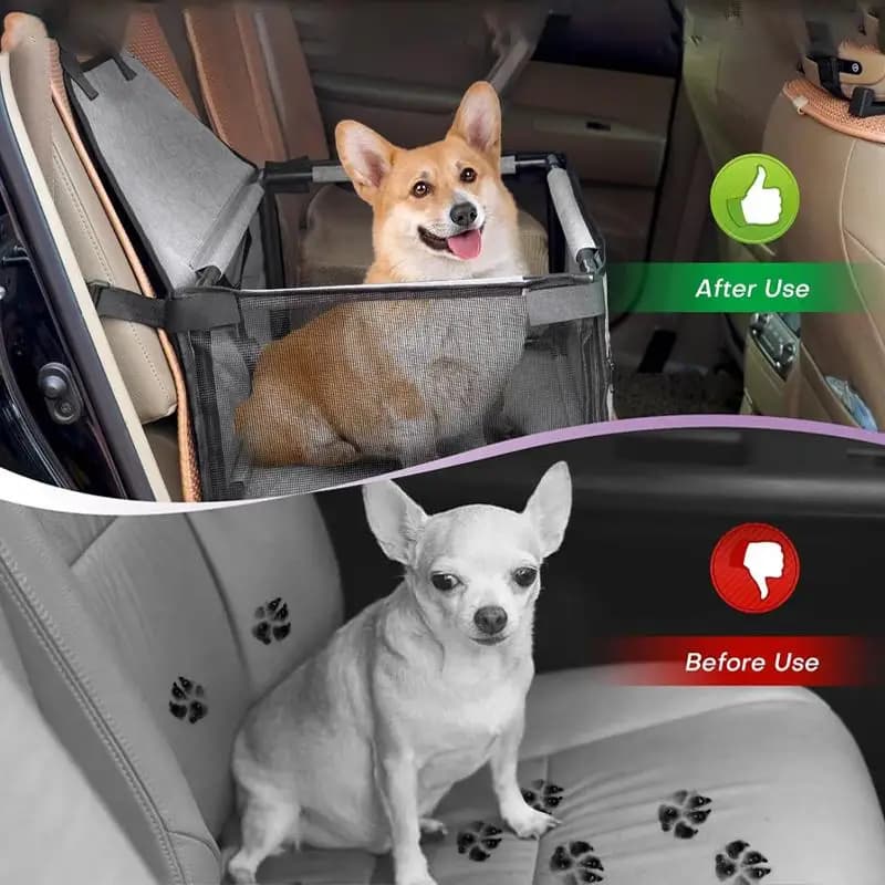 Coprisedile Pieghevole per Cani, Cesto Portatile per Animali Domestici, Tappetino da Viaggio Confortevole per Cani e Gatti, Specifiche Normali