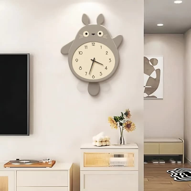 Orologio da Parete a Pendolo per Cameretta Bambini, Design Giapponese di Lusso, Orologio da Parete Moderno per Soggiorno, Decorazione per la Casa