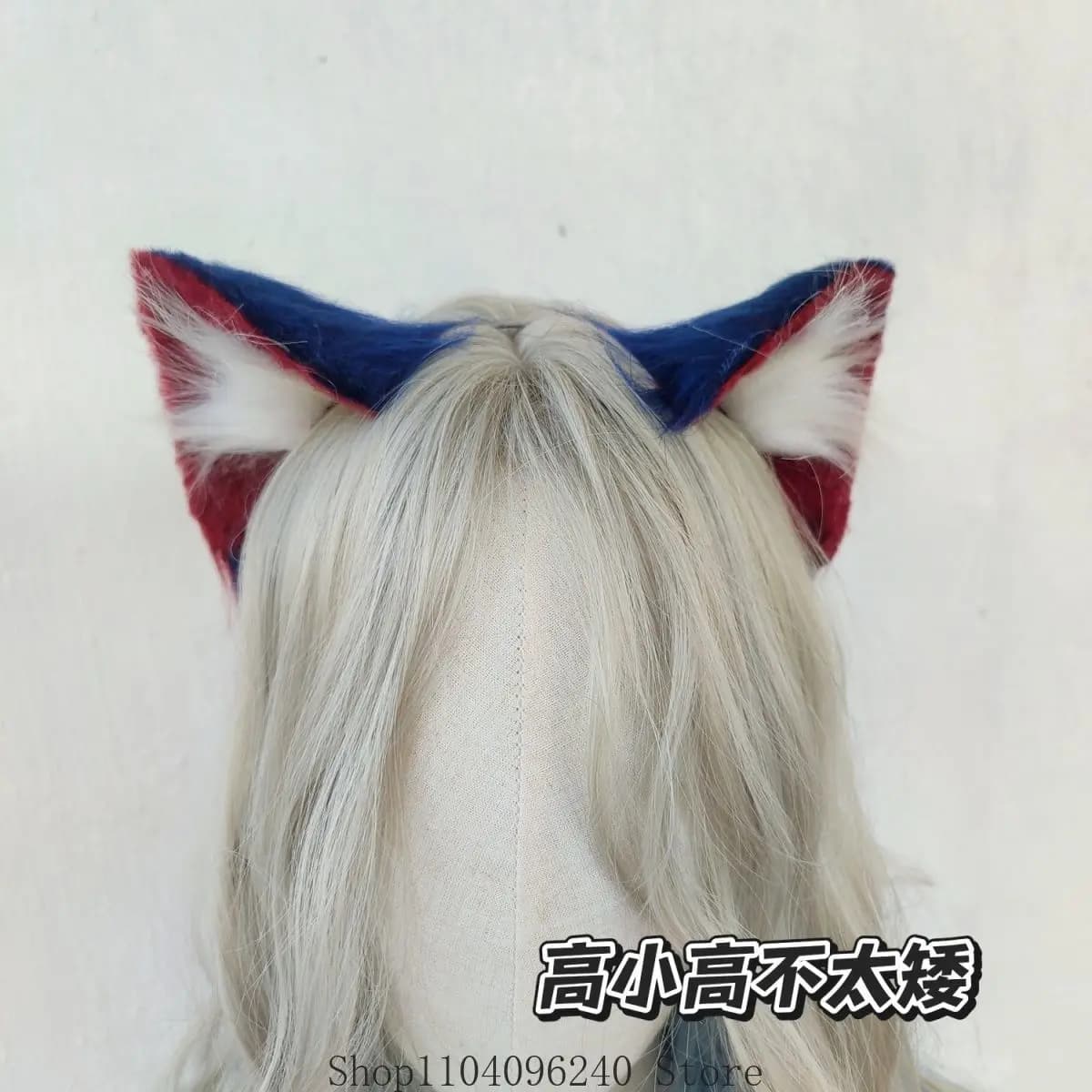 Accessori per Capelli e Orecchie Cosplay Anime Zenless Zone Zero Nekomiya Mana - Fermaglio per Orecchio e Spilla per Capelli