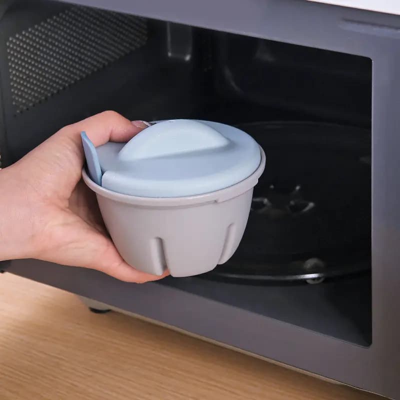 Microwave Egg Cooker Quick Breakfast Heart Shaped Omelette Individual Meal Steamed Egg Frying Pan Kitchen Appliance Accessory