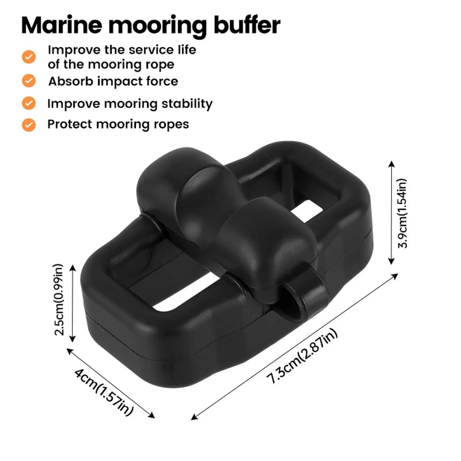 Professional Sturdy Boat Mooring Snubber Marine Rope Shock Absorber for Boat Protection Cover Equipment