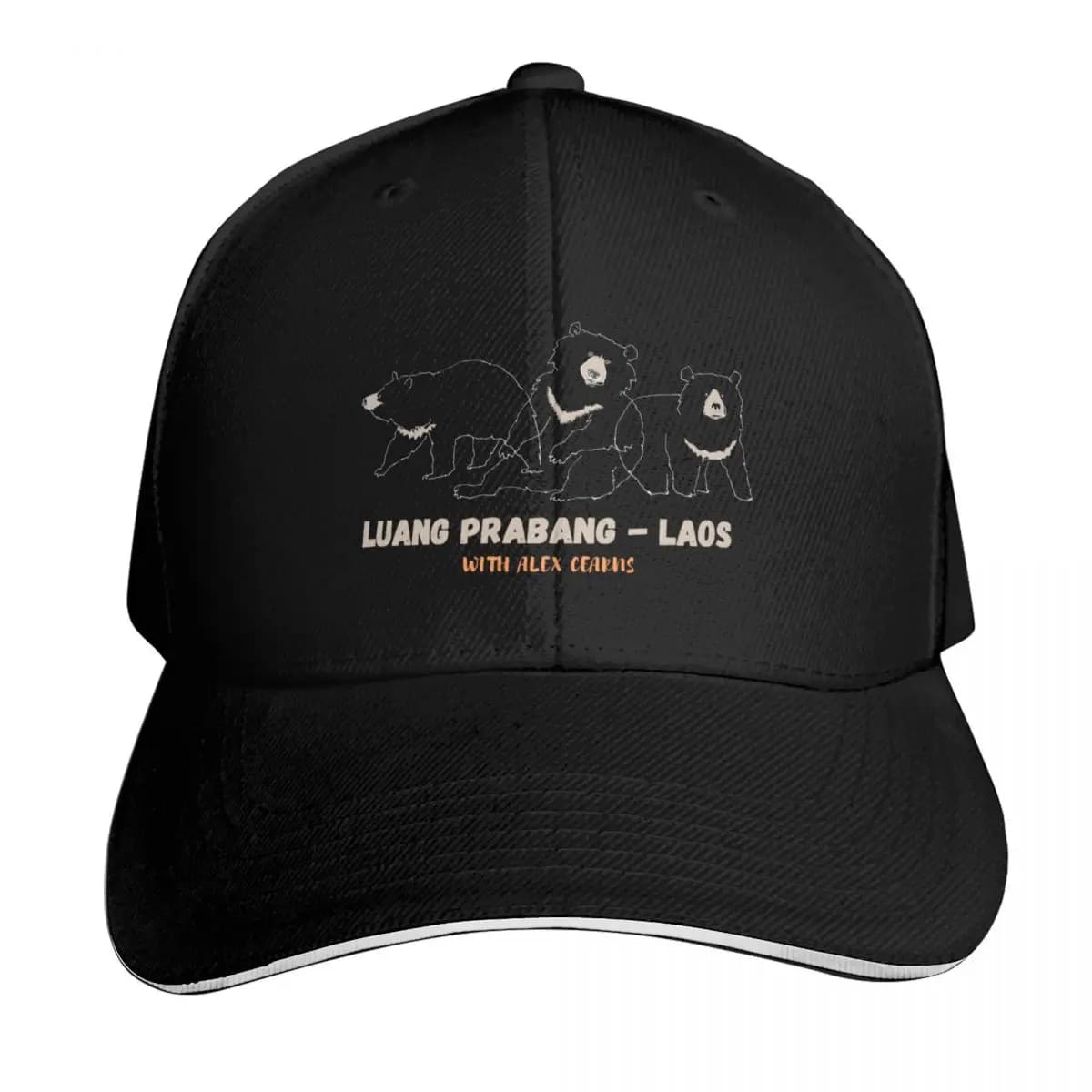 Laos Tour Tee Baseball Cap Outdoor Golf Running Hiking Summer Beach Travel Streetwear Hip Hop Trendy