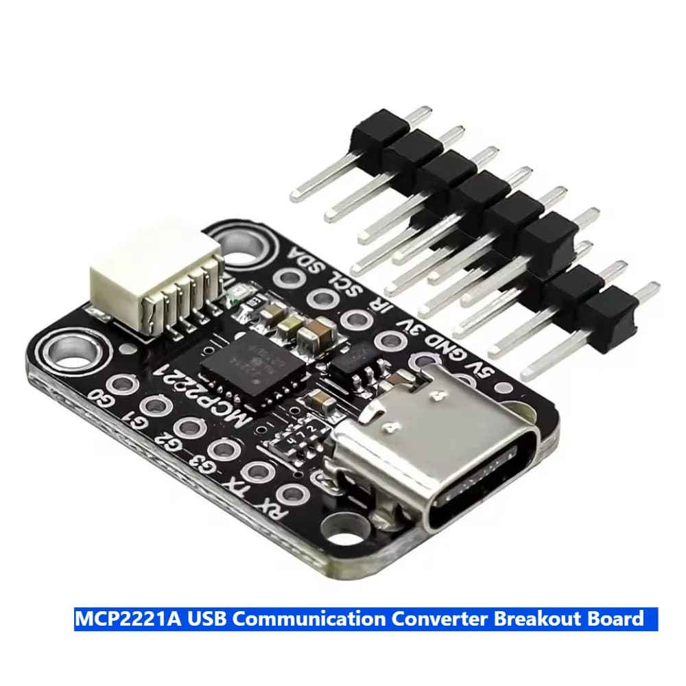 1PCS MCP2221A USB to GPIO Module I2C UART Converter Breakout Board for Raspberry Pi Arduino