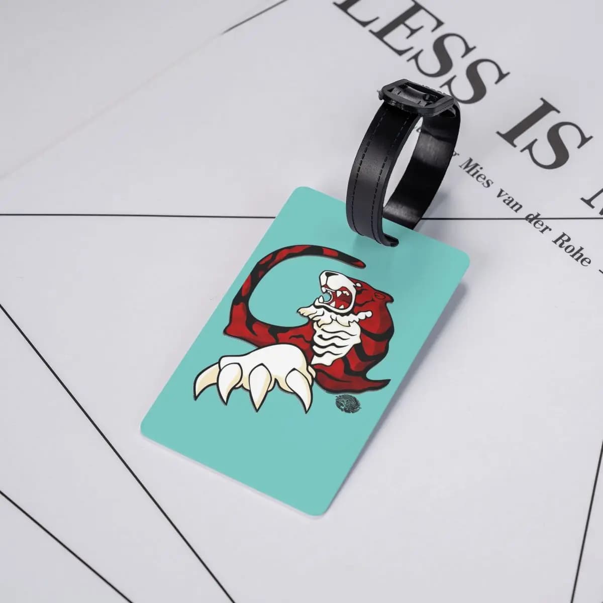 Etichette per Bagagli Shenmue Tiger, Accessori per Valigie, Tag per Bagaglio da Viaggio, Porta Etichetta con Nome e Indirizzo