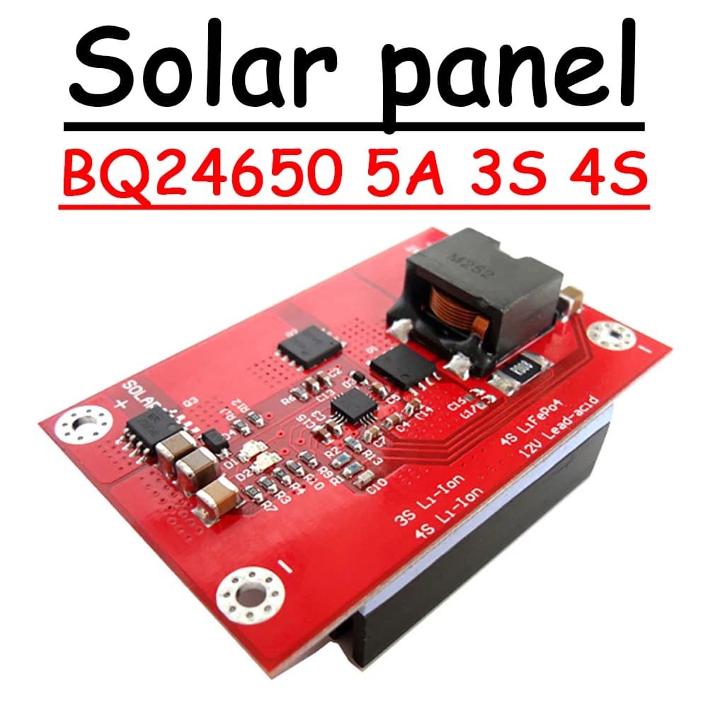 5A BQ24650 Caricabatterie 18V MPPT Pannello solare Controller Buck 3S 4S 11.1V 12V BUCK Batteria al litio Li-ion LifePo4 Ricarica