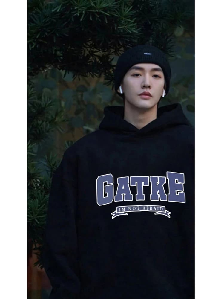 Cool Haome Men's Hoodie Street Sle Spring Oversize American Sle Sweatirt Casual Comfortable Polyester Fiber