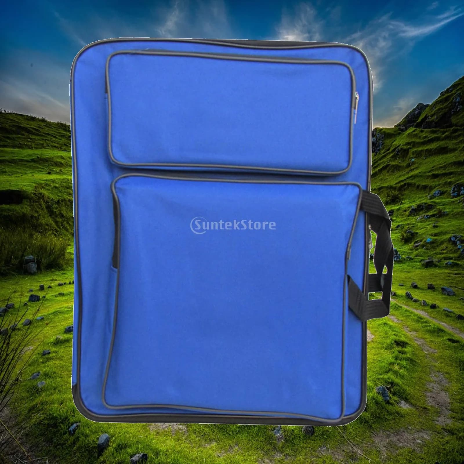 Artists Backpack for Drawing Art Supplies Large Capacity Canvas Bag with Shoulder Strap for Sketch Book Poster Board Storage