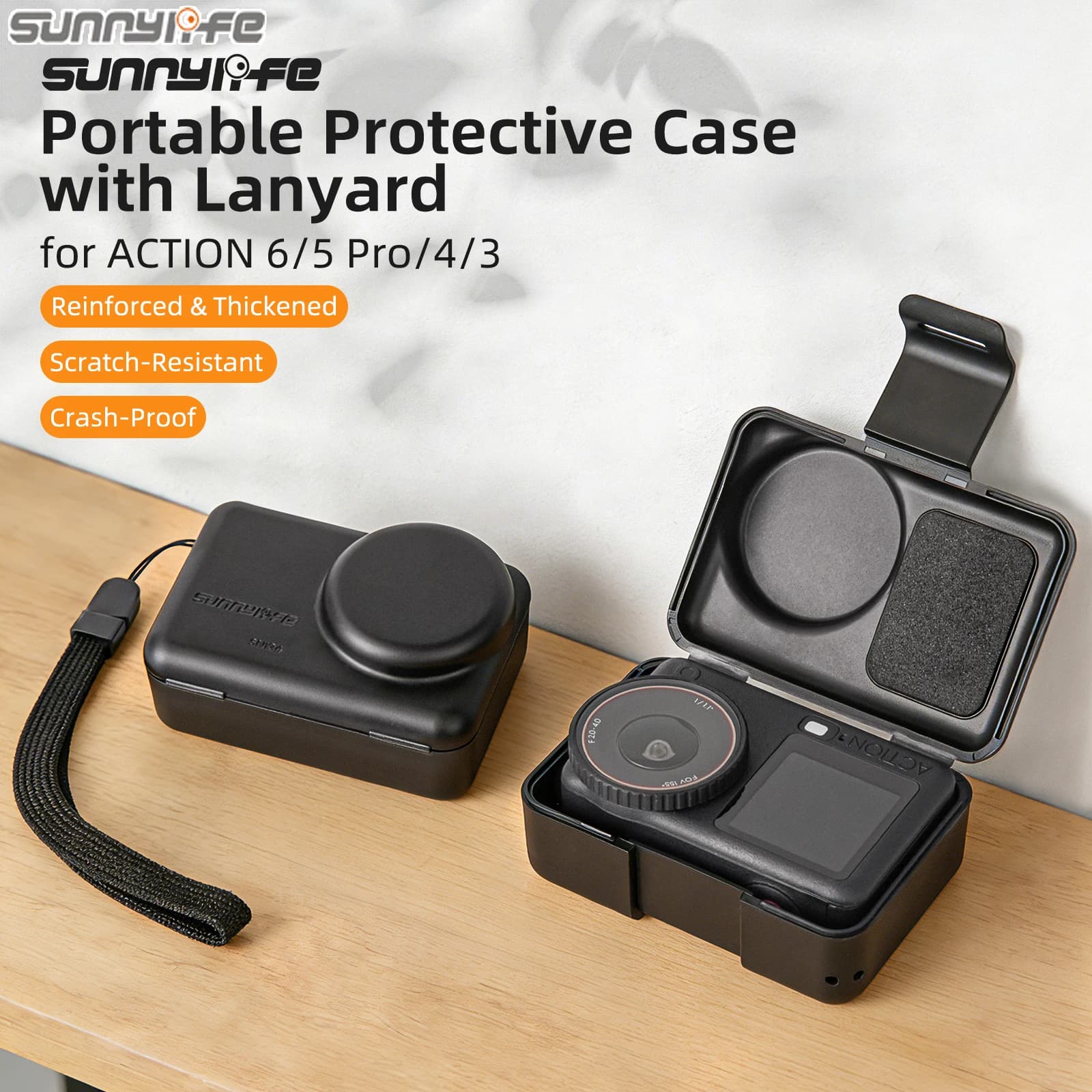 Portable Protective Case Storage Box for DJI OSMO ACTION 6/5PRO/4/3 Camera Protective Case Accessories