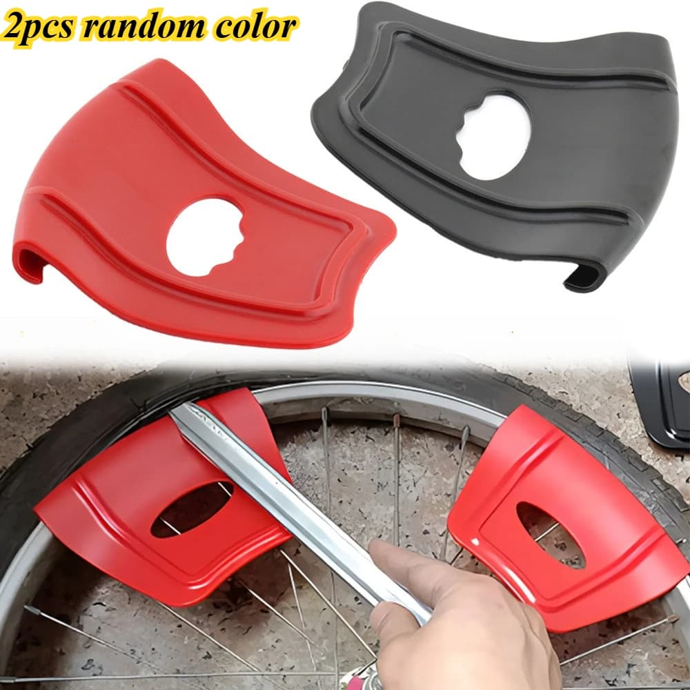 2pcs Motorcycle Wheel Tire Mounting and Dismounting Protective Cover Rim Protector Suitable for Bicycles, Motorcycles, ATVs