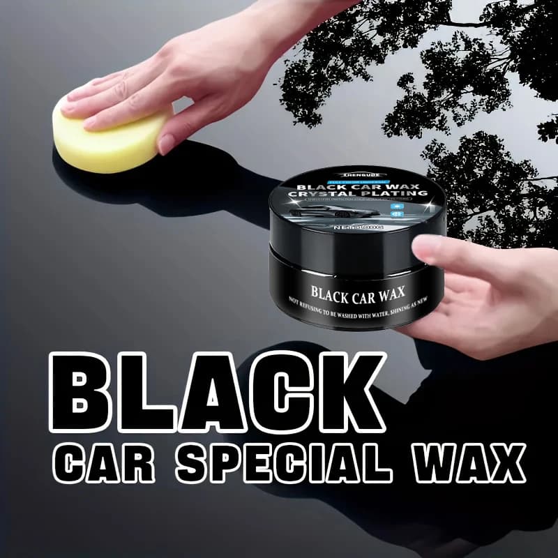 Cera Premium per Auto - Dona Lucentezza Profonda, Rimuove Graffi, Offre Protezione a Lunga Durata per Auto Nere, Facile da Usare