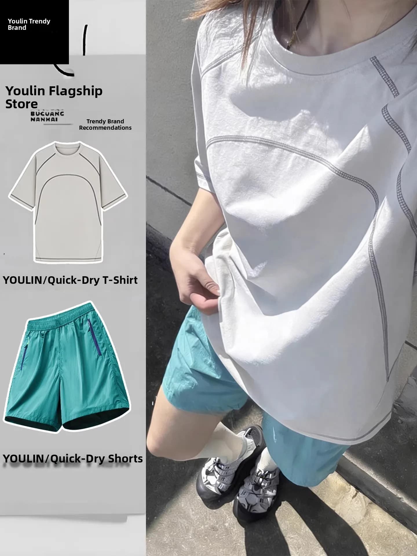 Couple's Badminton Sports Wear ort Sve Qui Dry Fitn Running Clothing Summer Cycling Suit Women's Spring Summer T-irt