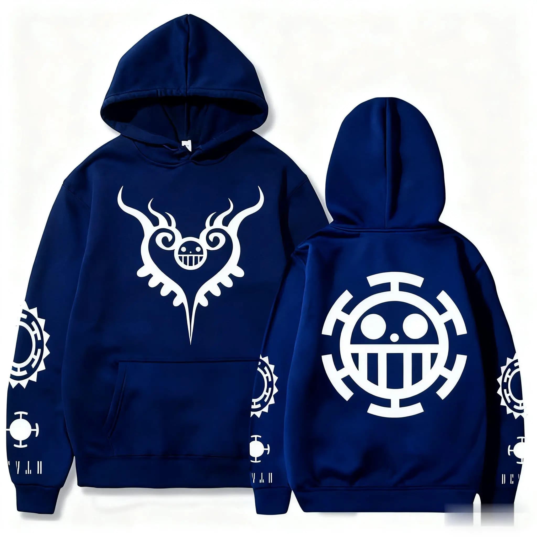 Felpa con cappuccio monopezzo unisex uomo donna autunno inverno nuovo pullover in cotone Anime Cosplay streetwear giacca moda Otaku casual Y2k Top