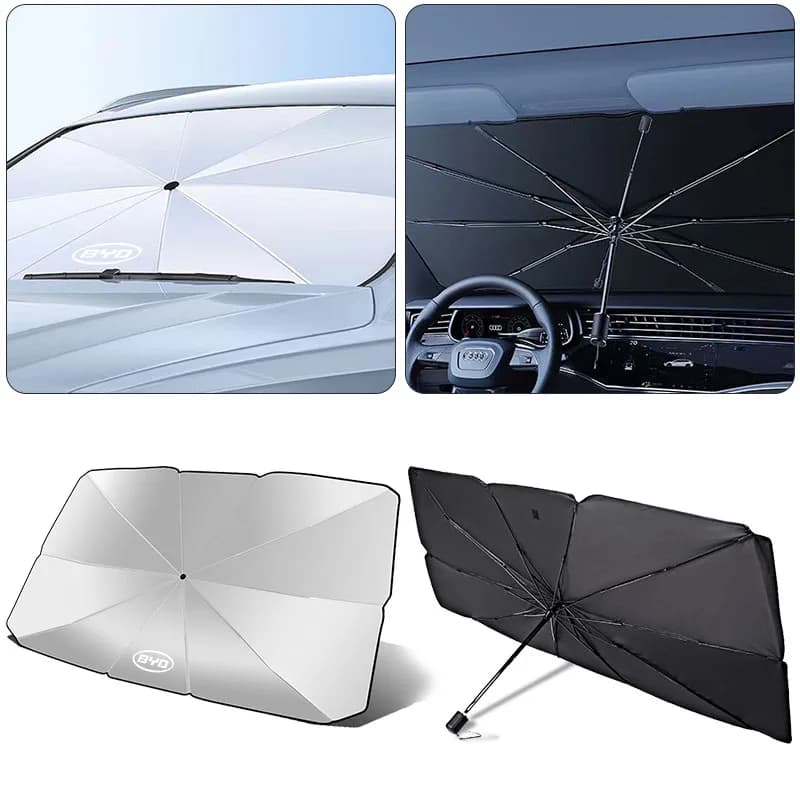 Parasole per Auto, Protezione Solare Estiva per Parabrezza Interno, Compatibile con BYD Stromspeicher E6 G3 2014, Ricambi F0, F3, G3, F3r