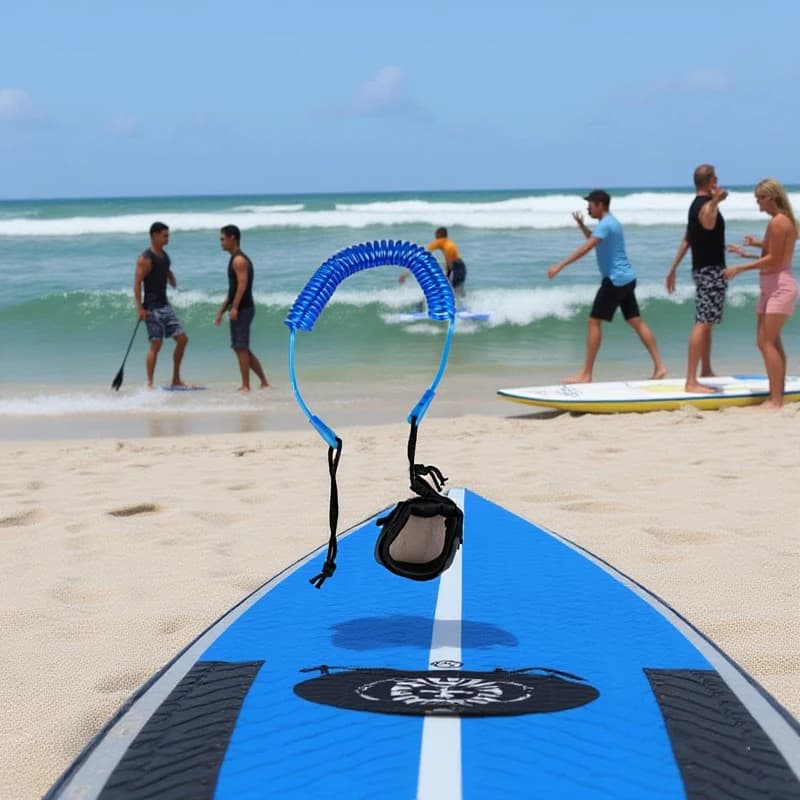 Guinzaglio per tavola da paddle stand up, corda elastica per gambe per tavola da surf, surf SUP.