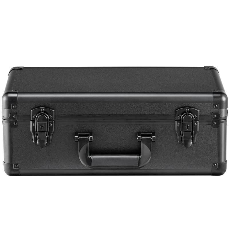 Graded Card Storage Box, 4 Slots, Graded Sports Cards Holder Carrying Case with Key Lock Foam Dividers, for 108 PSA Graded Cards 76 BGS Cards 84 SGC Cards 388 Top Loaders or 999+ Loose Cards