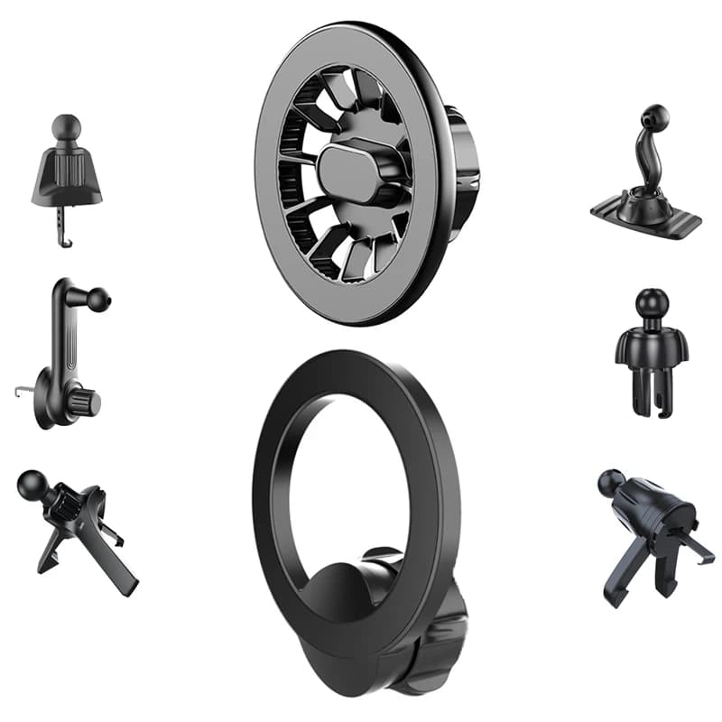 17mm Testa a sfera magnetica Supporto per telefono cellulare per auto Accessori Supporto per telefono per auto Supporto GPS per iPhone 15 14 13 Magsafe Samsung Xiaomi