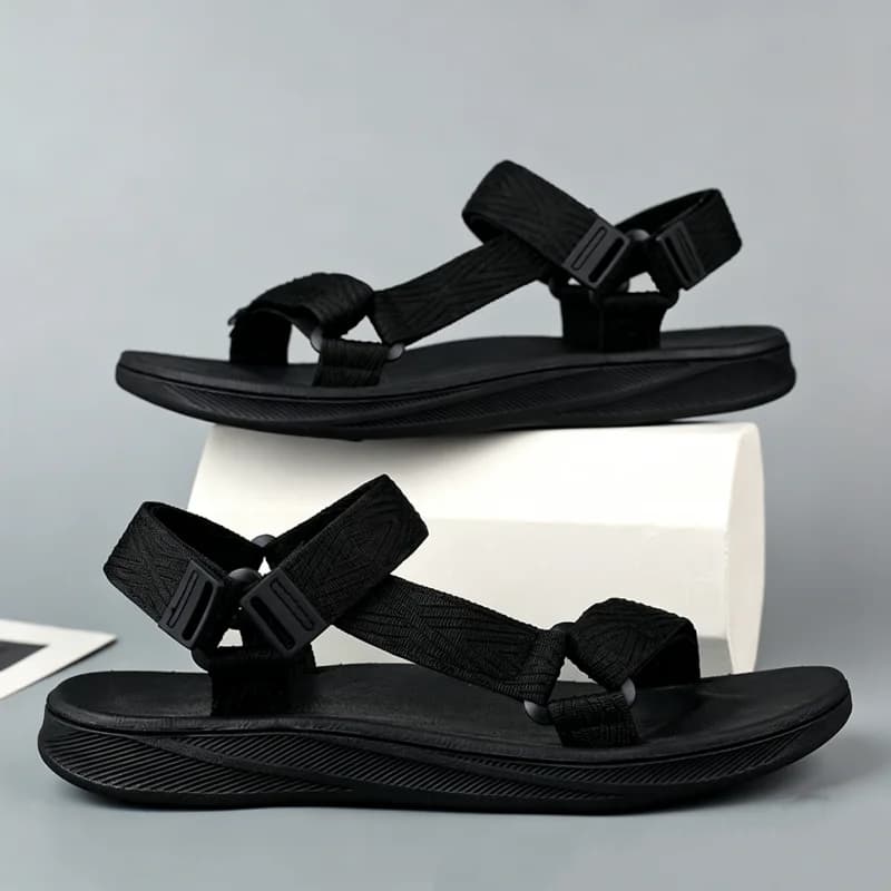 Sandali Estivi da Uomo per Esterni, con Supporto Arco Plantare, Soletta Yoga, Ciabatte da Spiaggia Aperte Stile Gladiatore, Antiscivolo, Resistenti, Scarpe Basse da Uomo