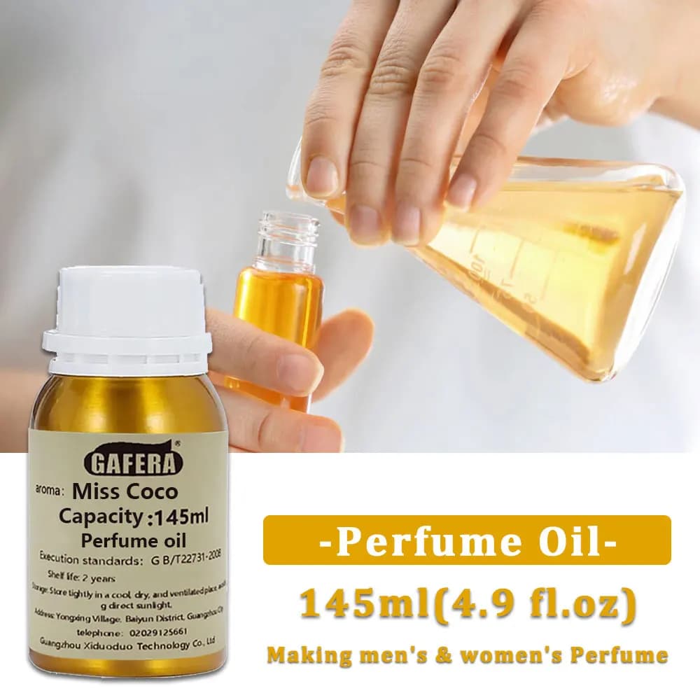 GAFERA 145ml Oli Profumati Miss Coco Earth - Olio Essenziale per Profumi Fai-da-te da Uomo e da Donna, Fragranza Artigianale Autoregolante