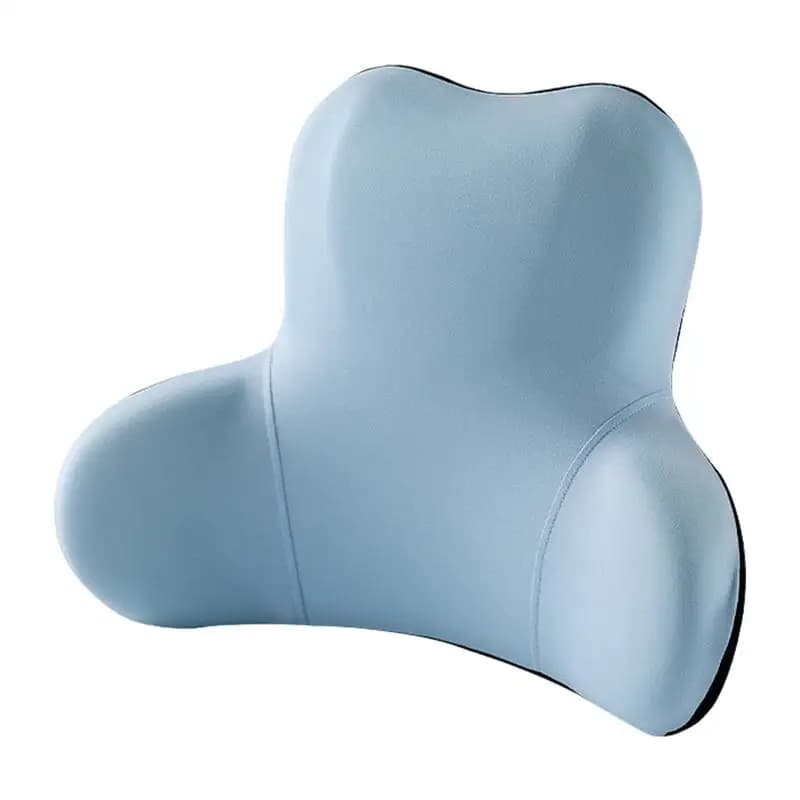Cuscino di supporto lombare per auto Lavabile Comodo cuscino lombare Supporto per la schiena morbido Cuscino per sedile da scrivania Accessori da scrivania per