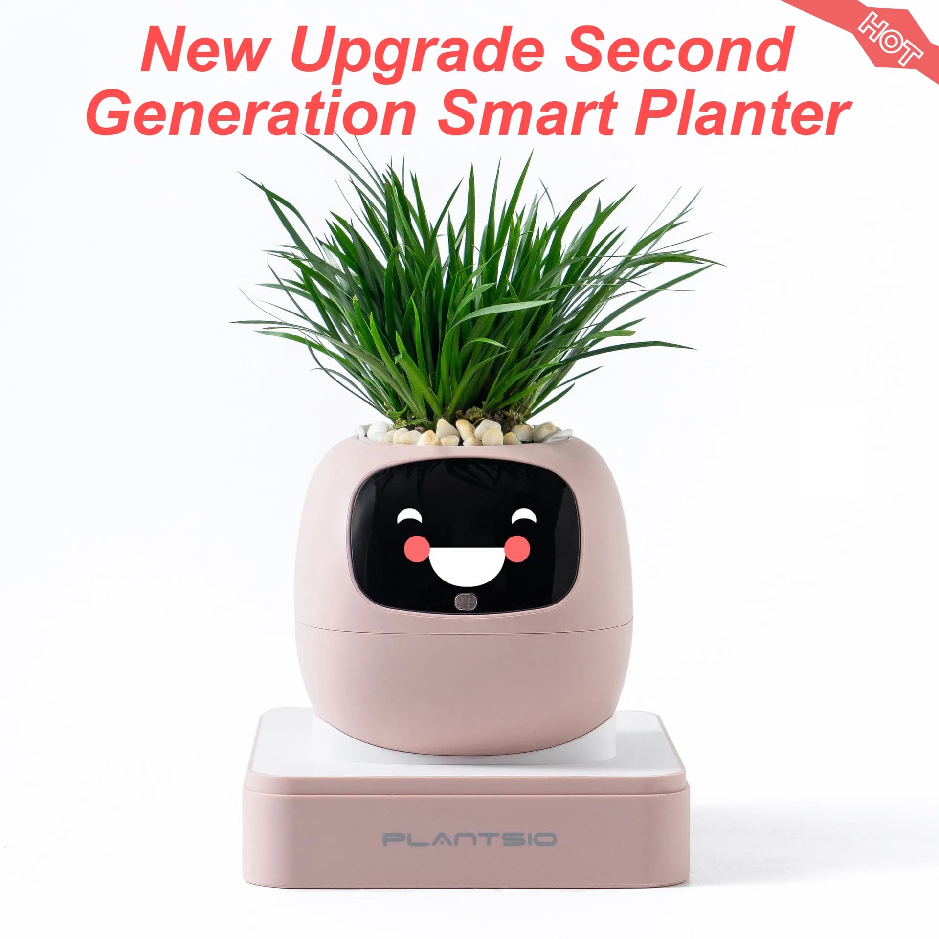 New 2026: Second Generation Intelligent Planter with Over 49 Rich Expressions and 7 Intelligent AI Chips for Growing Plants Easy and Funny Way
