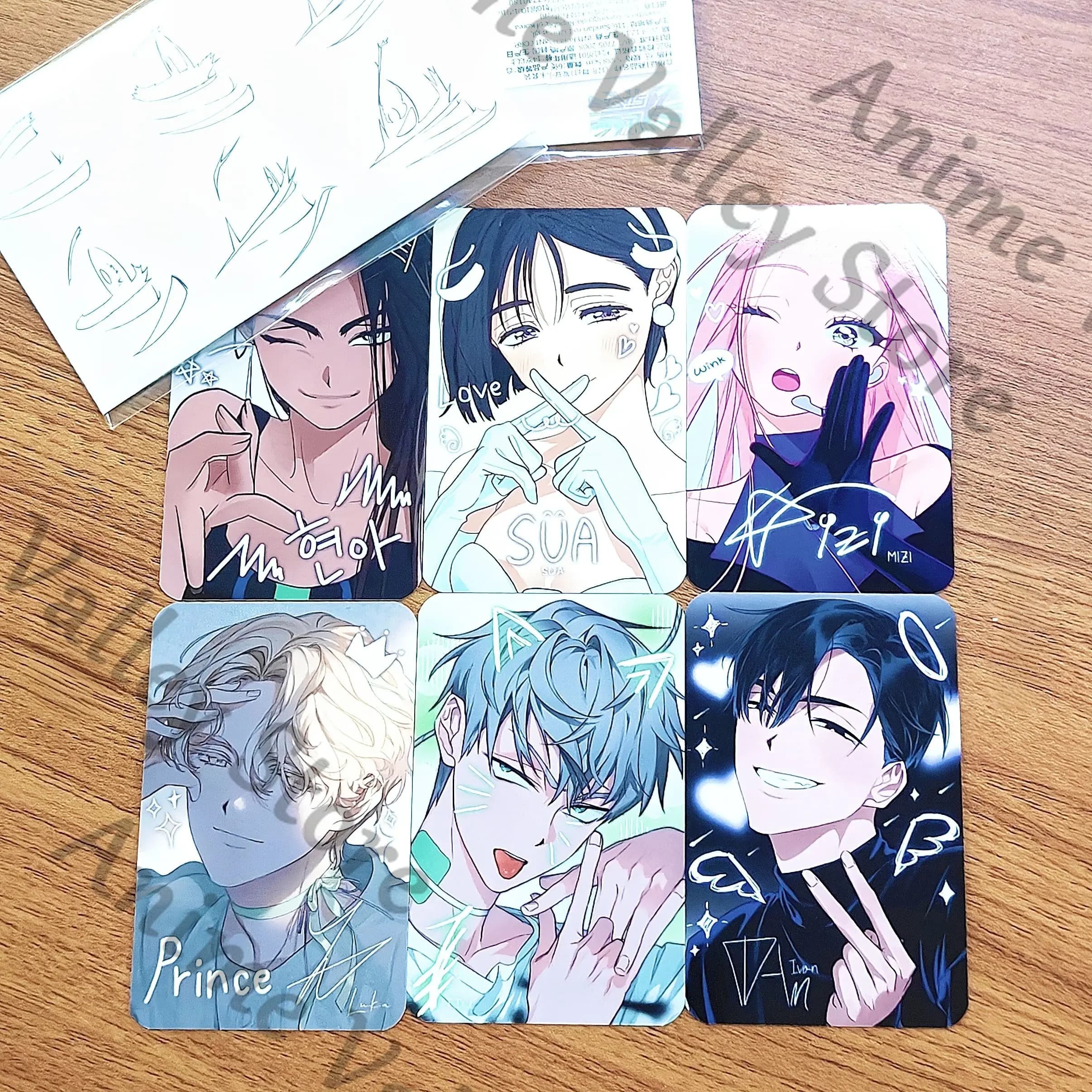 Genuino Anime Alien Stage Till Van Luka Sua IMiZi Hyuna Cosplay Idol Card Collezione di cartoni animati Carte Segnalibro Adornano il regalo