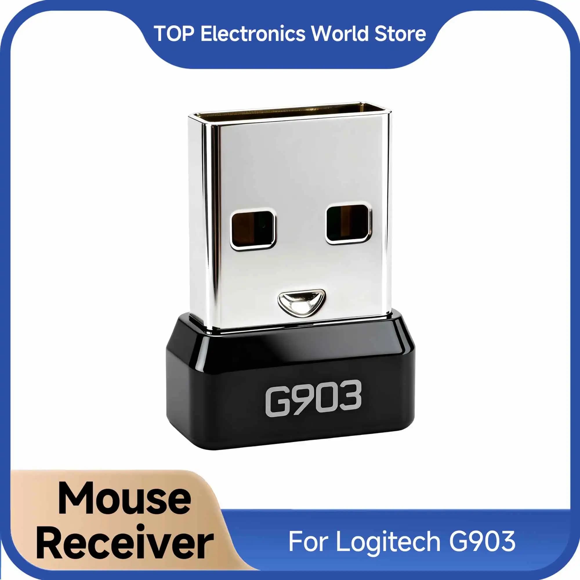 For Logitech G903 mouse receiver, USB dongle plug adapter, wireless game mouse spare accessories, brand new