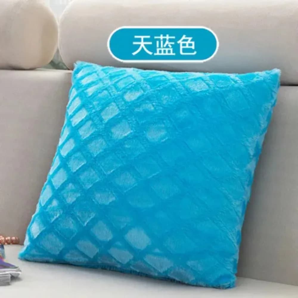 Luxury Cushion Cover Super Soft Short Plush Lumbar Pillow Case For Chair Seat Home Textiles Decor Soft Throw Pillow Cover