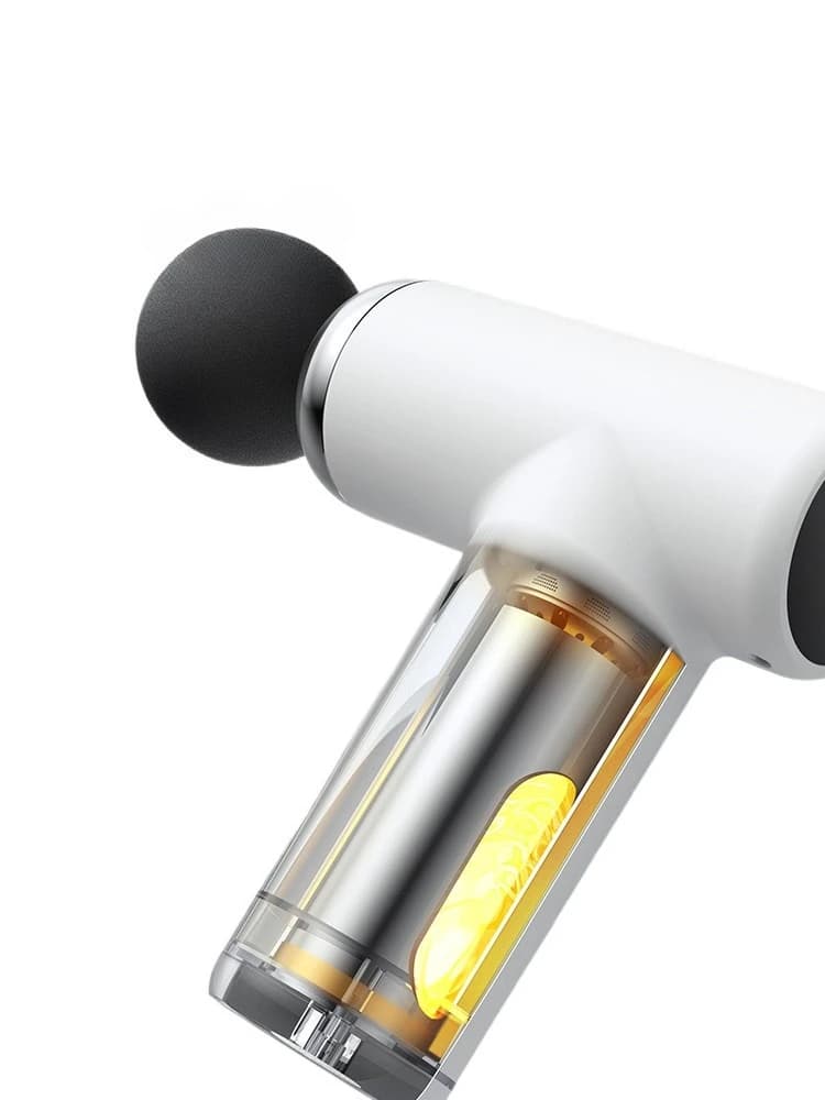 Pistola massaggiante compatta, rilassamento muscolare, multifunzionale, massaggiatore elettrico per fascia.