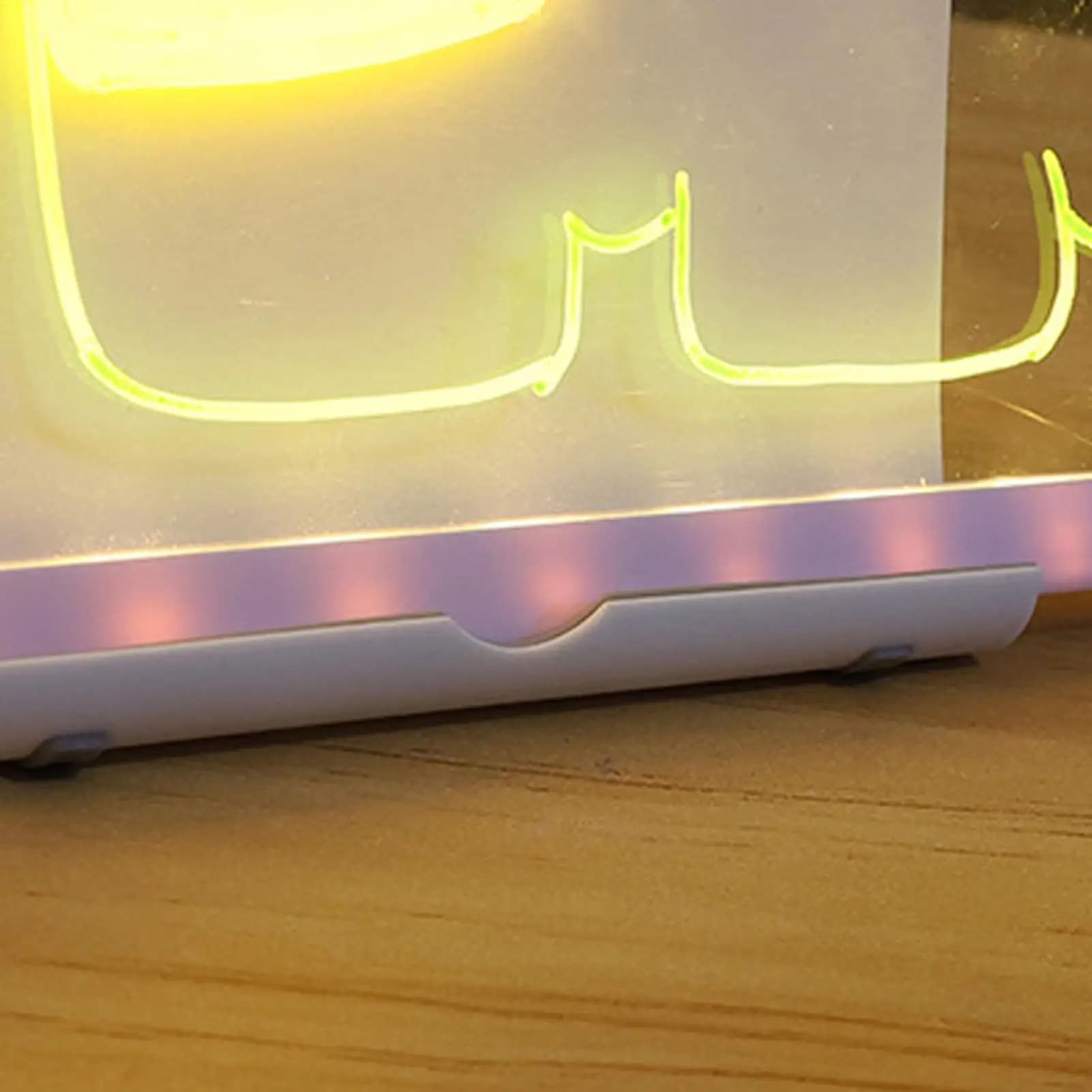 Tavolo da disegno a LED Tavoletta da scrittura luminosa per bambini Blocco da disegno a LED per bambini per la festa di compleanno che raccoglie l'aula della scuola a casa