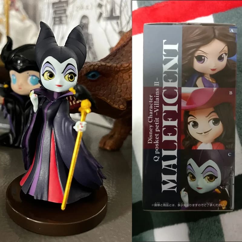 Bandai Originale Disney Anime Figura Megara Ursula Vanessa Villain Doll Q Versione Bambini Giocattoli Modello di Compleanno della Ragazza Giocattolo Sveglio Regalo