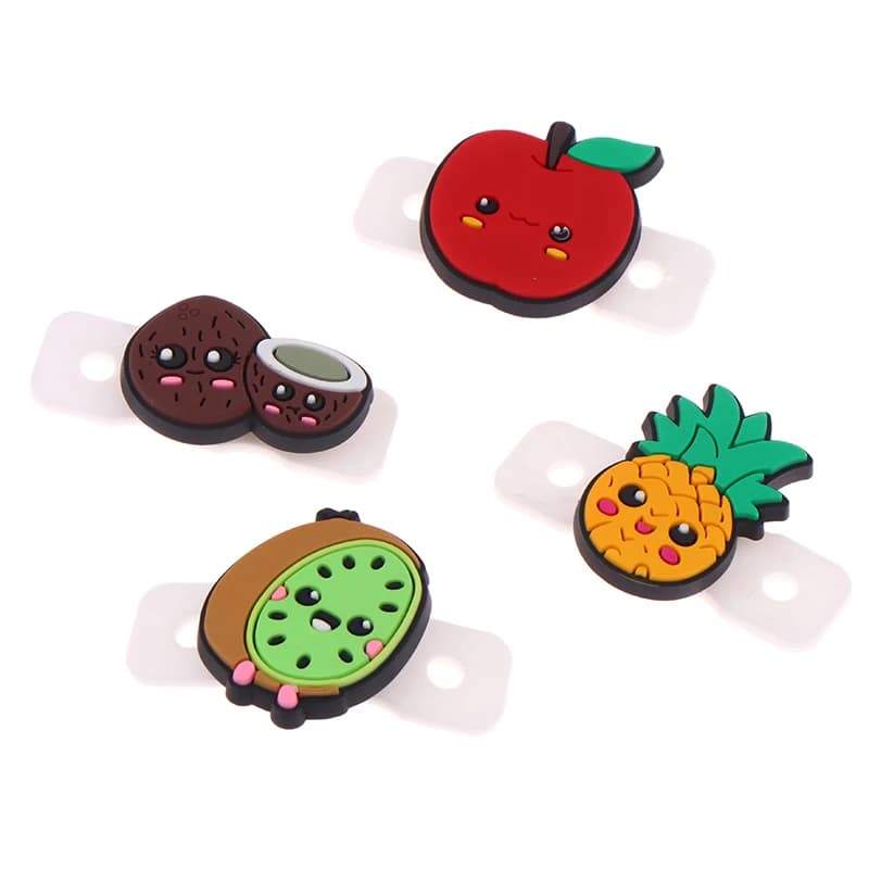 8 Pz/lotto Tennis Vibrations Tennis Accessories Fruit cartoons Shape Tennis Rack Anti Vibration Tennis Rack Absorber