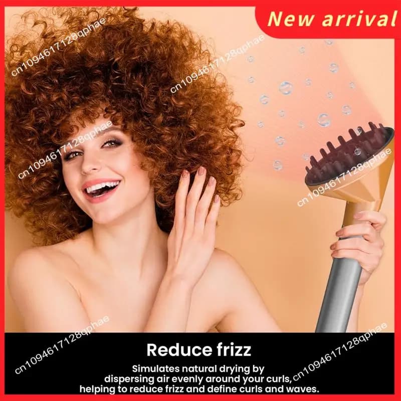 N89R For Dyson Airwrap HS01 E HS05 Diffuser Large Round Brush Moistening Brush Set Cleaning Brushes Iron Hairpin Tools for Styling B