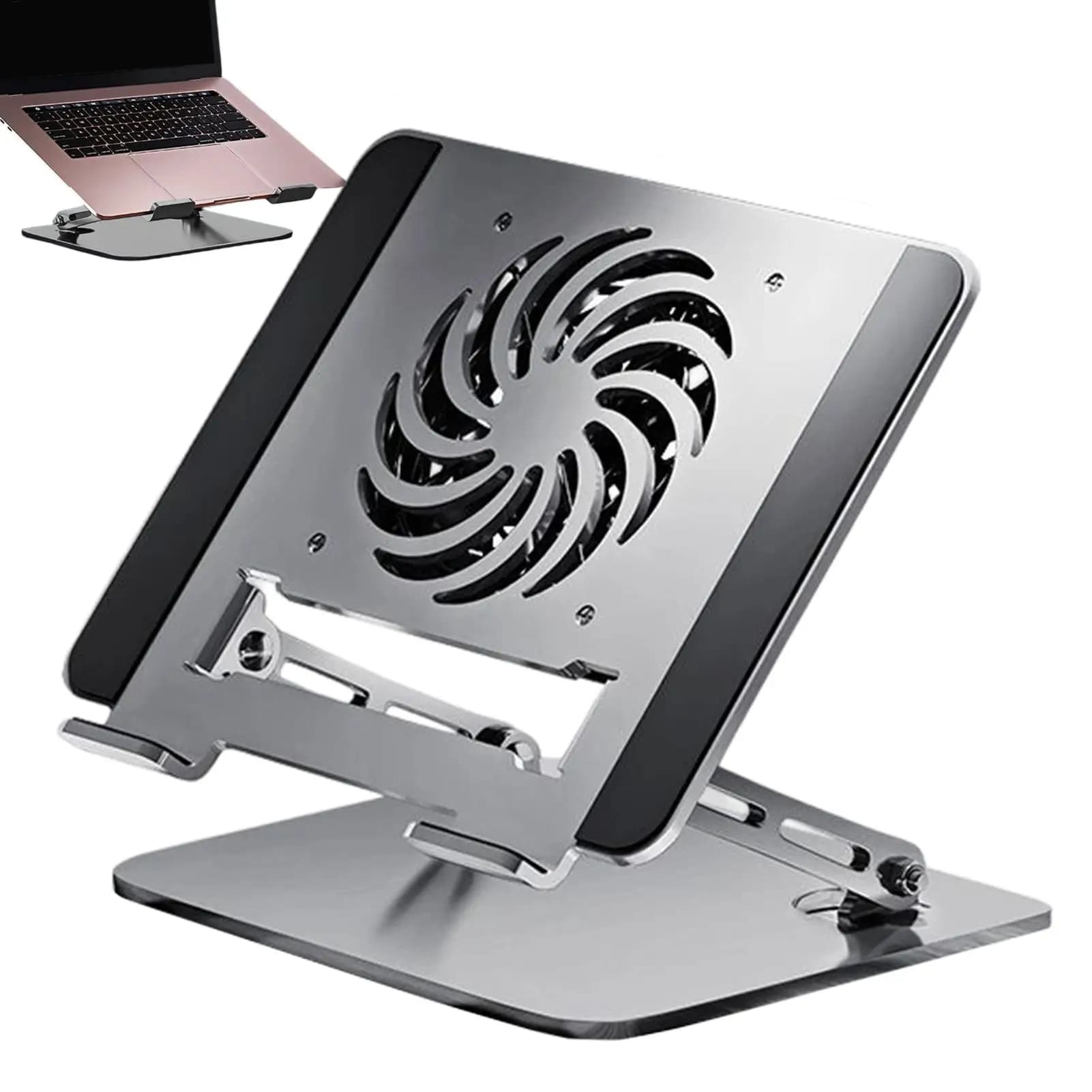 Supporto per Laptop Pieghevole Regolabile in Altezza, Supporto per Tablet da Scrivania, Porta Laptop per Tablet, Notebook, Stampante, Letto, Divano, Tavolo, Casa