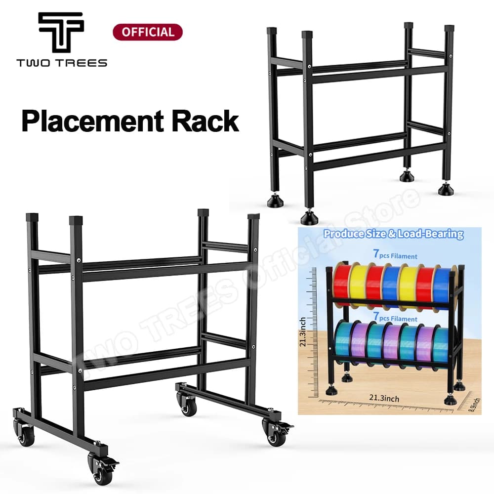 Twotrees 3D Printer Filament Filament Storage Rack Double Layered Rack All Metal for ABS PLA PETG TPU filament part