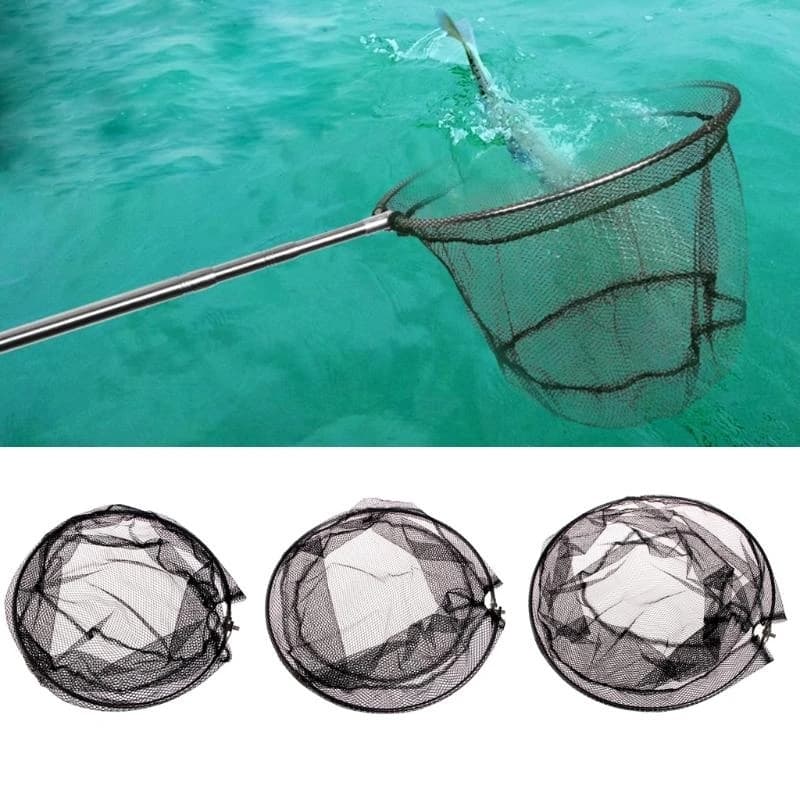 Q39E Fly Fishing Landing Net Catch and Release for Nets Fish Hold Brail Mesh Ne
