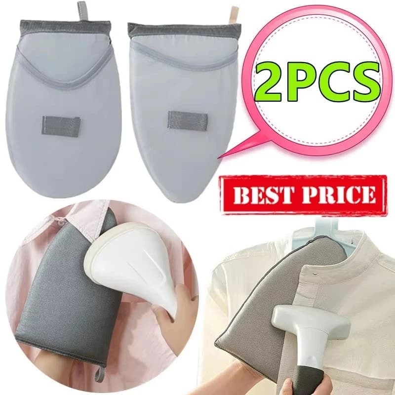 1-2Pcs Resistant Gloves Ironing Board Mini Anti-scald Iron Pad Cover Gloves Heat-resistant Garment Steamer Portable Accessory