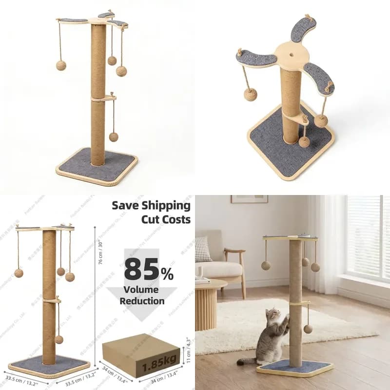 for Custom Natural Sisal Cat Scratching Board Tree Tower Personalized Design High Quality Cheap Factory Direct