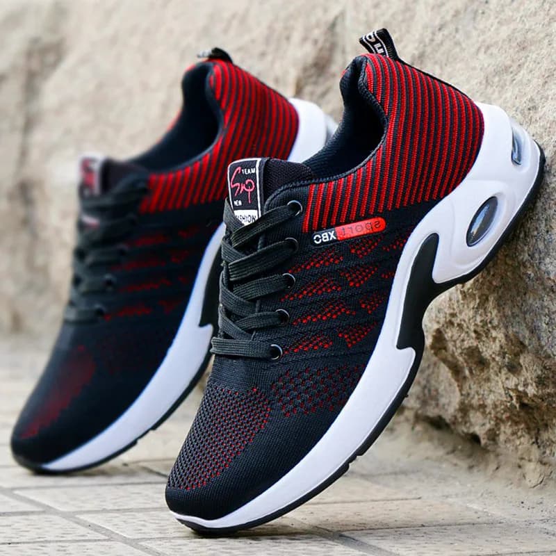 Scarpe da uomo primavera nuova tendenza scarpe da uomo scarpe da corsa stringate traspiranti versione coreana di scarpe da passeggio casual leggere da uomo