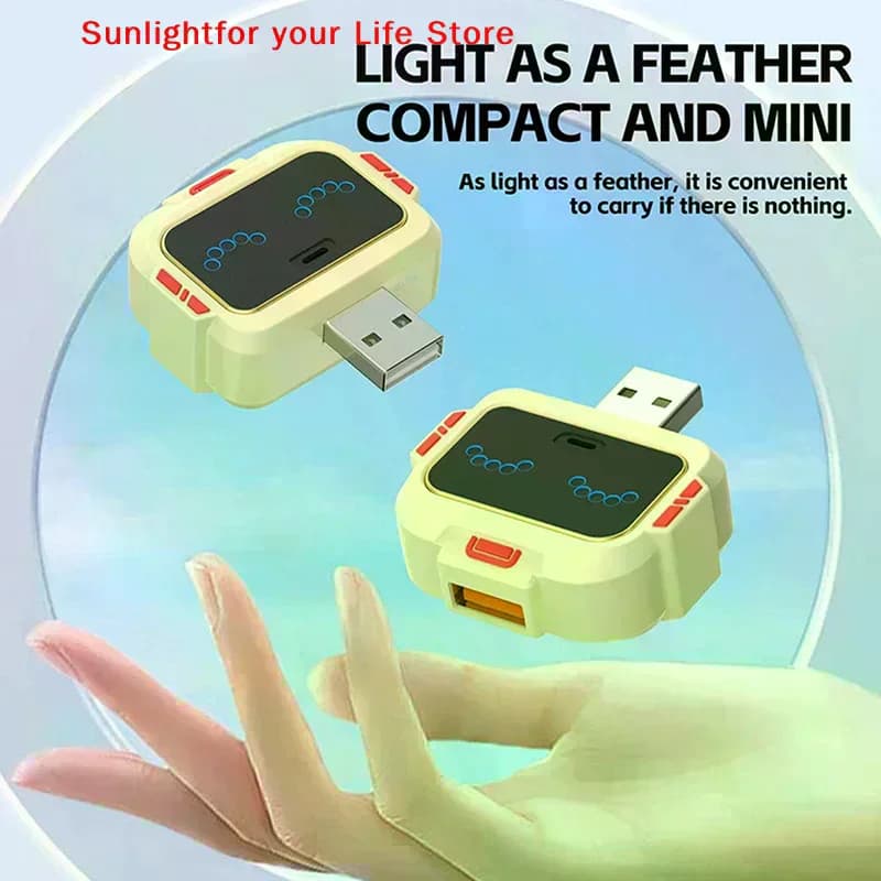 Interruttore USB intelligente ad attivazione vocale inglese USB per dispositivi 5V Ventole Luci Regola la velocità della luminosità Non è necessaria il controllo manuale