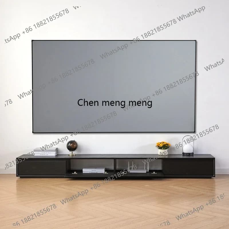 New Arrivals: Minimalist TV Furniture in Wood with Drawers, Modern Design for Living Room